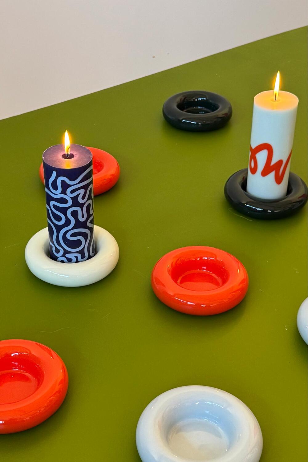 Bob lysestage, mint - large